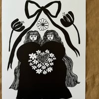 Image 2 of THE LOVERS A3 PRINT