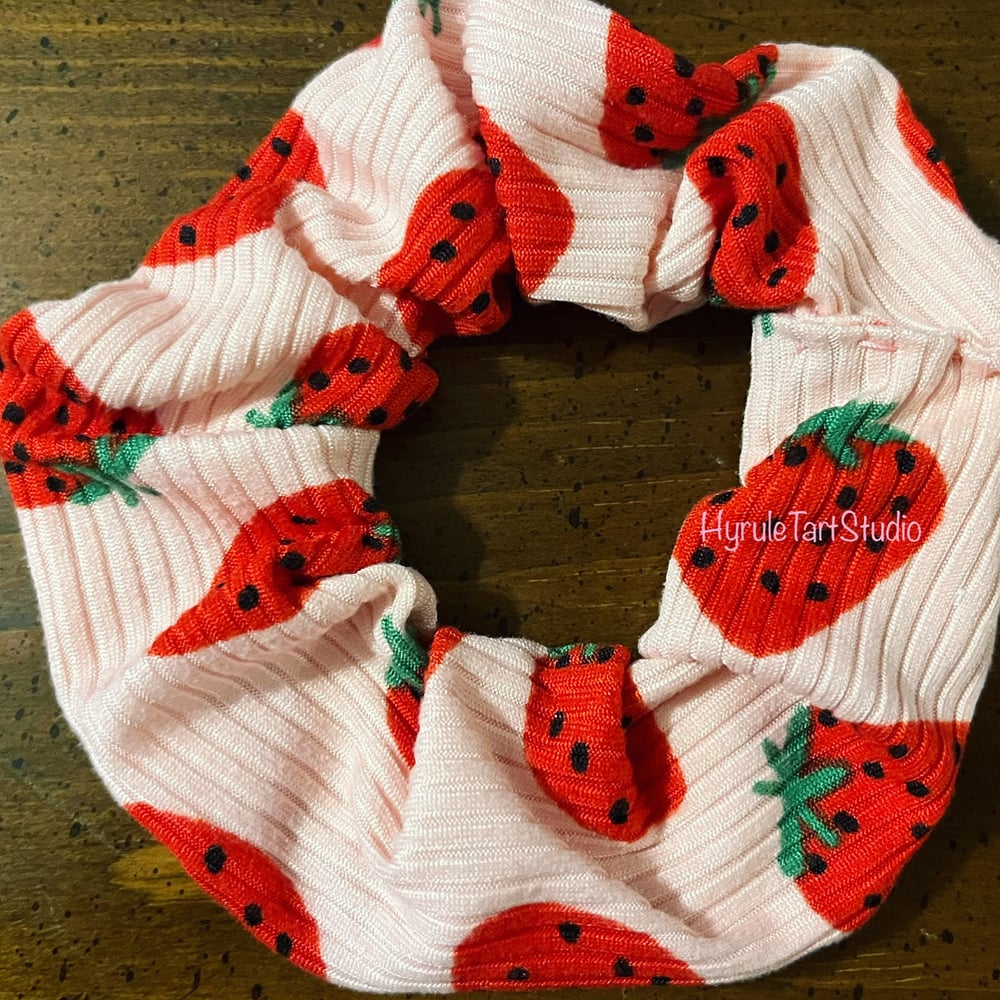 Handmade Strawberry Scrunchy