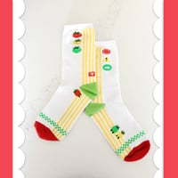 Image 2 of Tomato Drive Socks