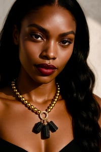 Image 2 of Divine Armor Necklace – Gold Hematite & Black Tourmaline Protection