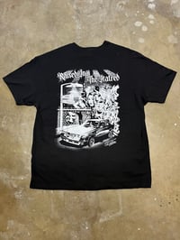 Image 2 of Raised In The Hatred Lowrider Tshirt (Black)