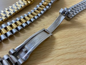 Image of 20mm 21mm Rolex President S/Steel, Gold, 2/Tone Steel Straps