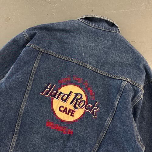 Image of Hard Rock Cafe Denim Jacket, size medium