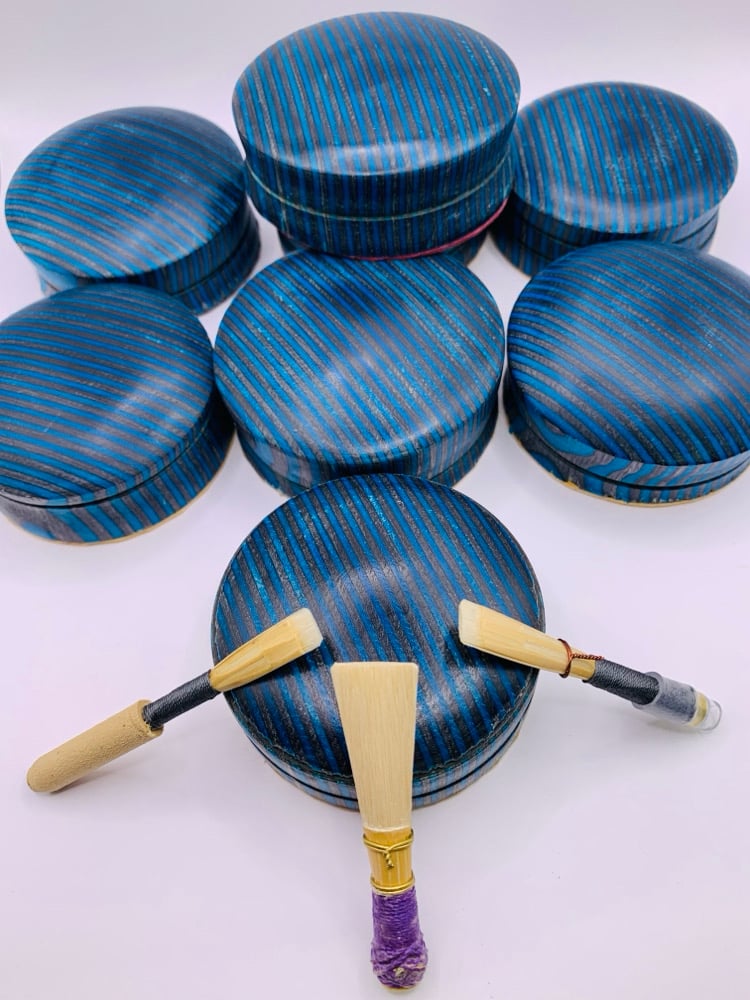 Image of Oboe and Bassoon Extra Large 3” Cutting Blocks-Blue