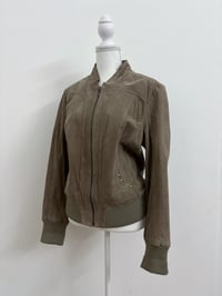 Image 1 of 00s Brown suede jacket // S
