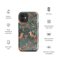 Image 8 of Boho Nature Cottagecore Inspired Fox Among Mushrooms Tough Case for iPhone®