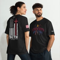 Image 7 of Patriot Crypto UA - Faith Over 250 Shirt