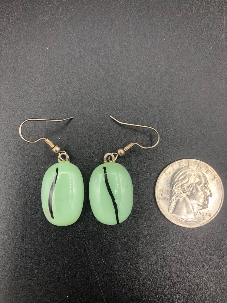 Image of Soft glass fused earrings 002