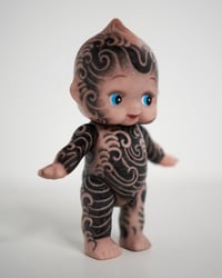 Image 1 of Kewpie bodysuit free machine tattooed 
