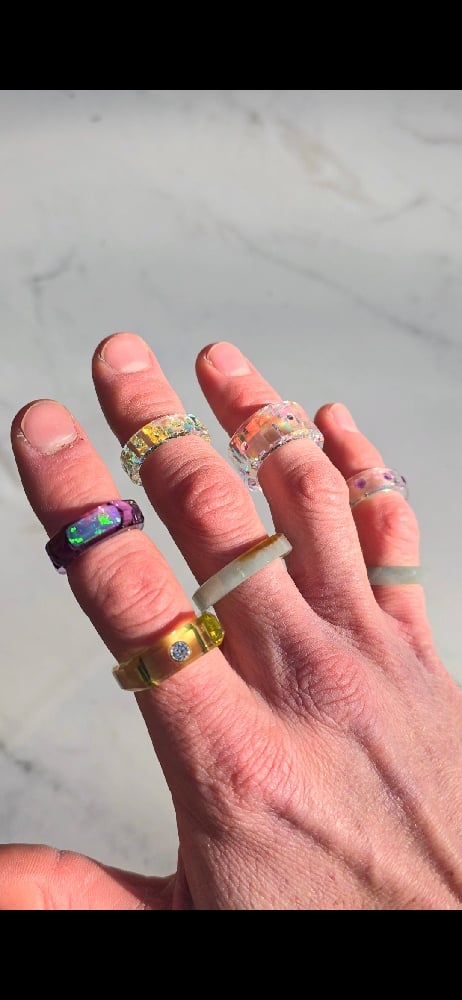 Image of Gemstone Ring Drop