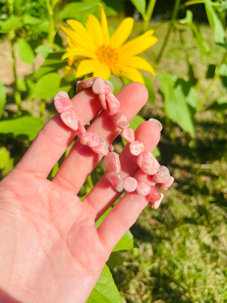 Image of Rhodochrosite Nugget Bracelet