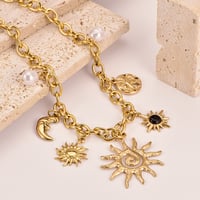 Image 3 of Solar Luxe Charm Necklace