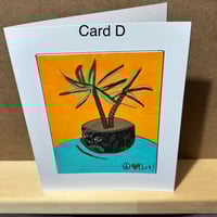 Image 1 of ART - YOUR CHOICE - Vertical Handpainted Art Greeting Card