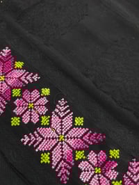 Image 10 of Bethlehem Star Tatreez @hirbawi Keffiyeh- hand stitched embroidery Palestine