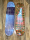 Purple sticker slap deck