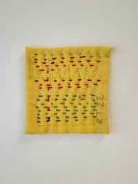 Image 3 of Bleach Series No. 1 - hand sewn art quilt 