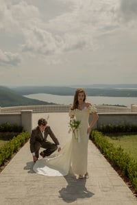 Image 2 of 1950s Blossoming Bridal Set