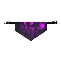Image 3 of Pet Bandana Collar - Pink Twilight Web