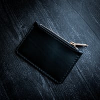 Image 3 of ZIP POUCH WALLET - BLACK