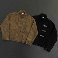 Image 2 of 2025 Winter New Men's Deconstructed Long-Sleeve Jacket American Retro Fashion Trendy High Street Loo