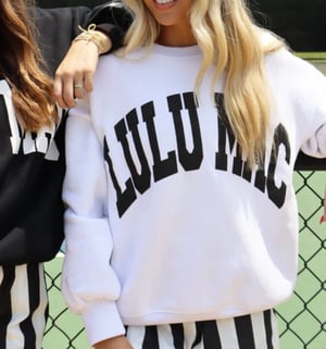 Image of Lulu Mac Black White Puff Print 2colors 