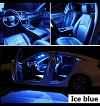 Image 3 of BMW 1 SERIES SMD LED FULL INTERIOR LIGHT KIT PURE XENON WHITE/ BLUE/ PURPLE PUDDLE VANITY BOOT