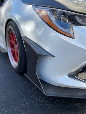 Image of 2019-2023 Toyota Corolla End plate canard combo
