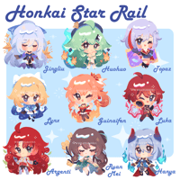 Honkai Star Rail Acrylic Charms Vol 3