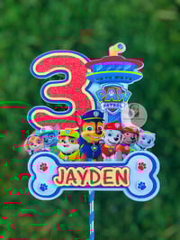 Image 1 of Paw patrol 3D cake topper