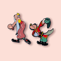 Popeye The Sailor Man - Aladdin Enamel Pins