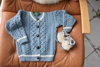 Image 1 of Sports Aran Cardy - Kids - Made in Ireland
