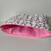 Image 5 of Rosé Bloom Handmade Quilted Makeup Bag - Limited Editon