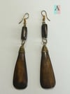 Handmade Wood/Bone Earrings 