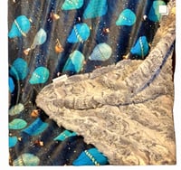 Image 1 of Animals on an Adventure Minky Fabric Blanket - Large - 35"x 54" CUSTOM ORDER