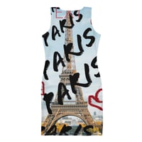 Image 2 of LOVE PARIS Sublimation Cut & Sew Dress