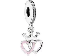 Double Heart Charm