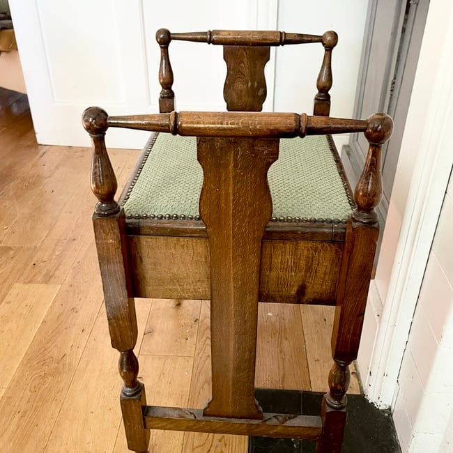 Antique Piano Stool