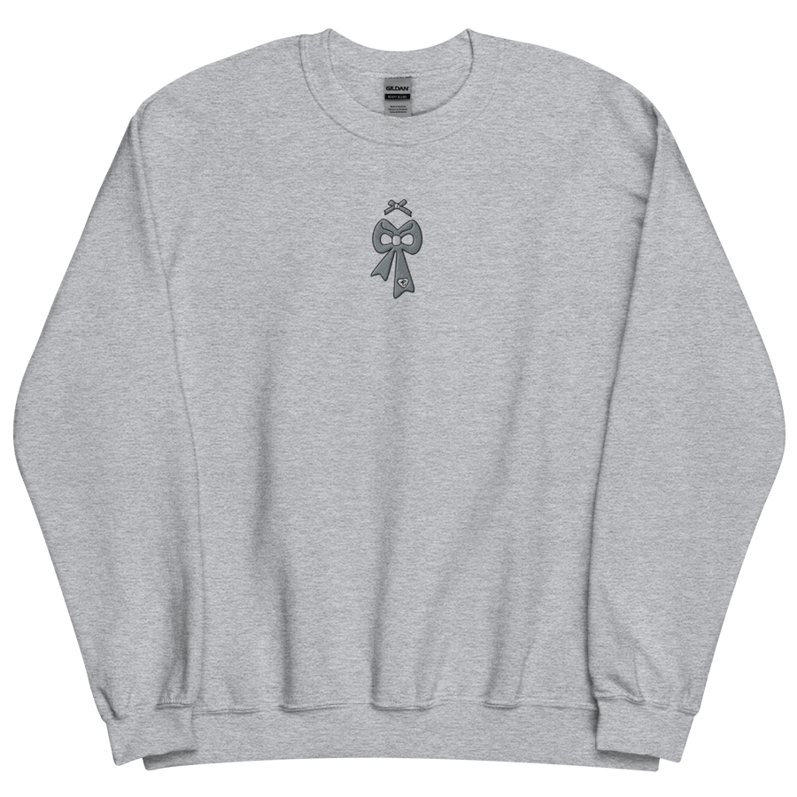 Image of Embroidered Bow Crewneck