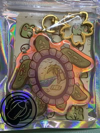 Image 1 of Acrylic Keychain Beach Turtle
