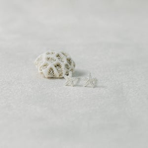 Image of Silver Starfish & Freshwater Pearl Set