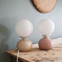 Image 2 of Petite lampe Ceramique  & Opaline