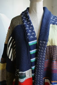 Image 2 of Upcycled Patchwork Kimono coat