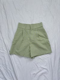 Image 1 of Zara green shorts // 36