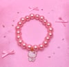 HK Pink Pearls Bracelet