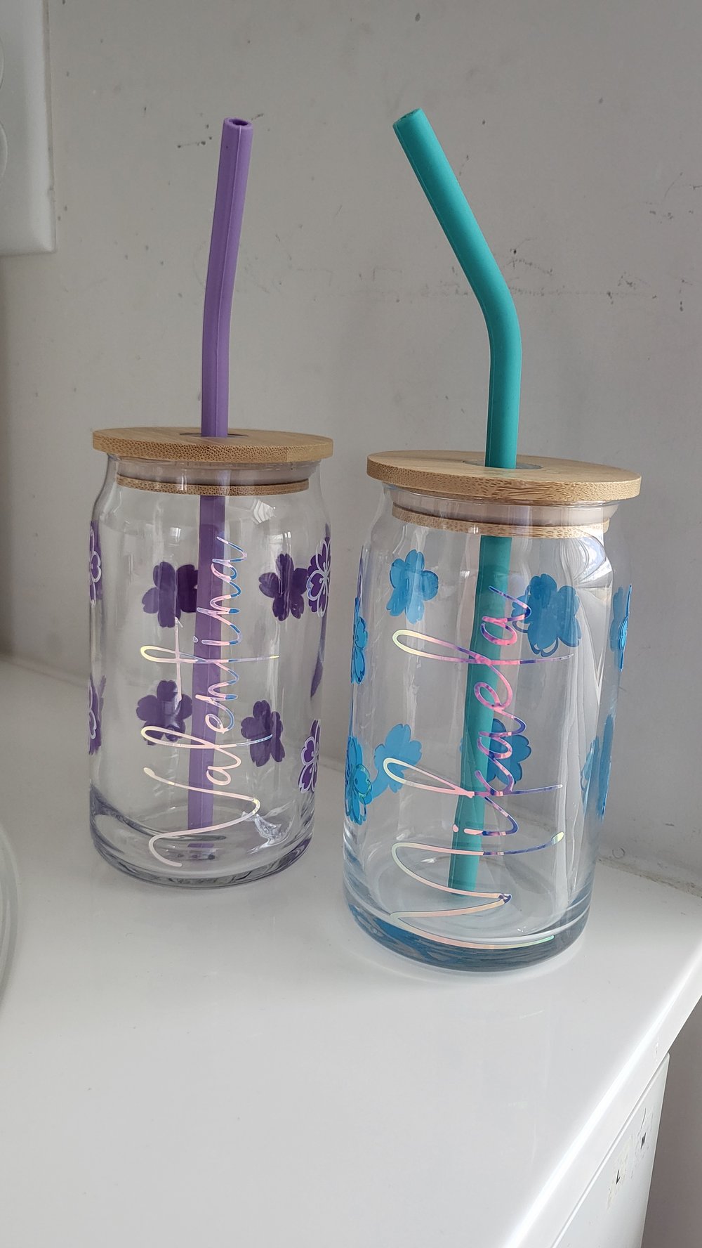 Customized Name Glass