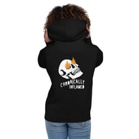 Image 1 of Chronically Inflamed Hand-Skull Unisex Hoodie