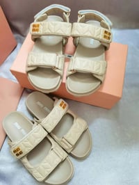 Image 3 of Míumiu Strap Sandals 