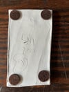 “Snake walk” porcelain trivet