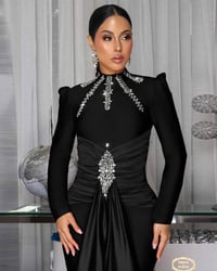 Image 3 of Valencia Rhinestones maxi Bandage Dress