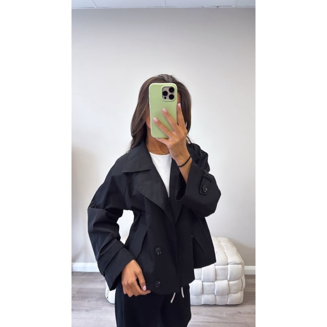 Black Button Jacket 